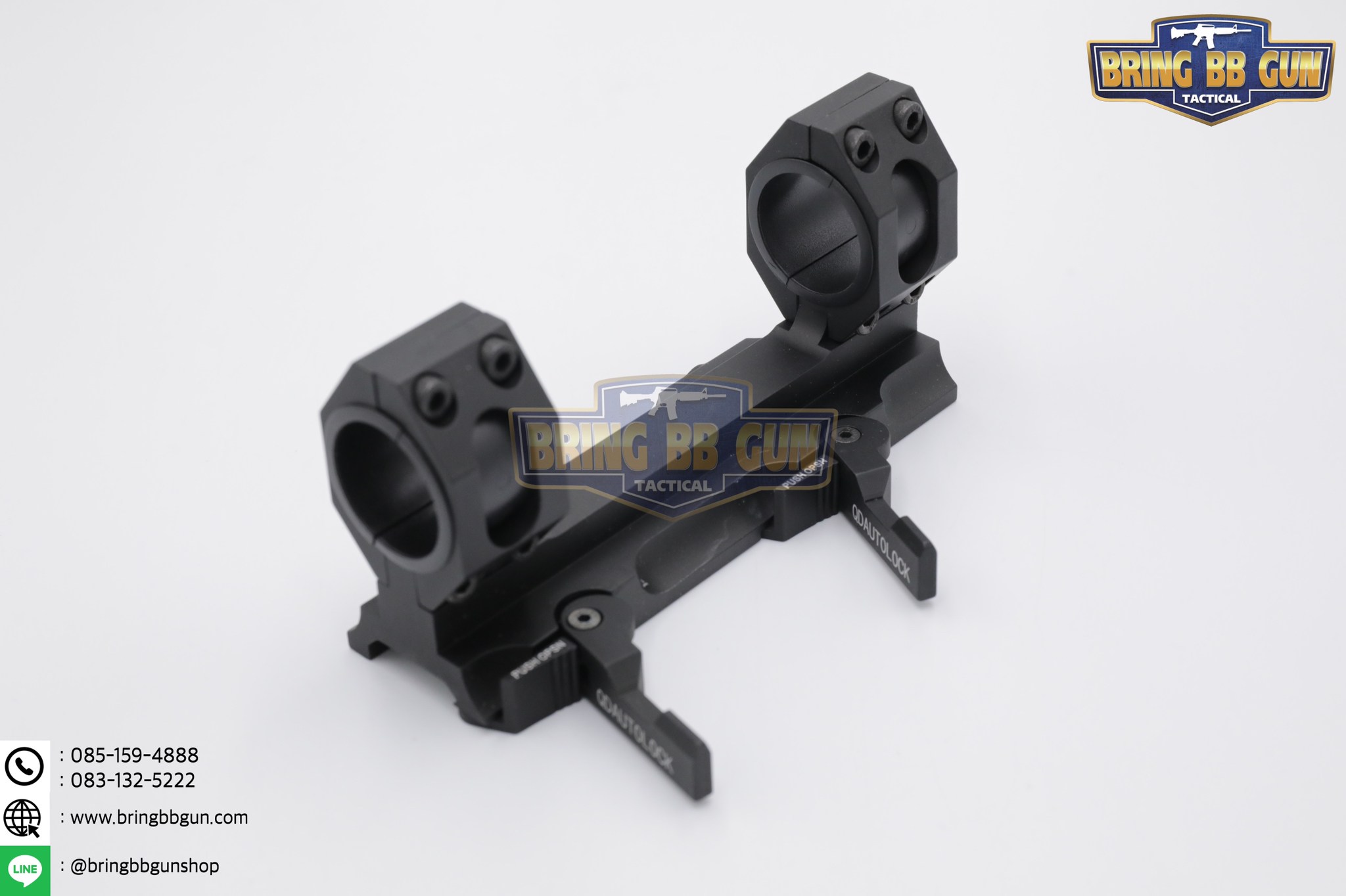 ขาจับกล้องคู่แบบปลดไว (ไซค์เล็ก) Scope AR Recon QD Mount ขาจับกล้องขนาดวง 25 และ 30mm. รุ่นปลดไว จับราง 20 mm.