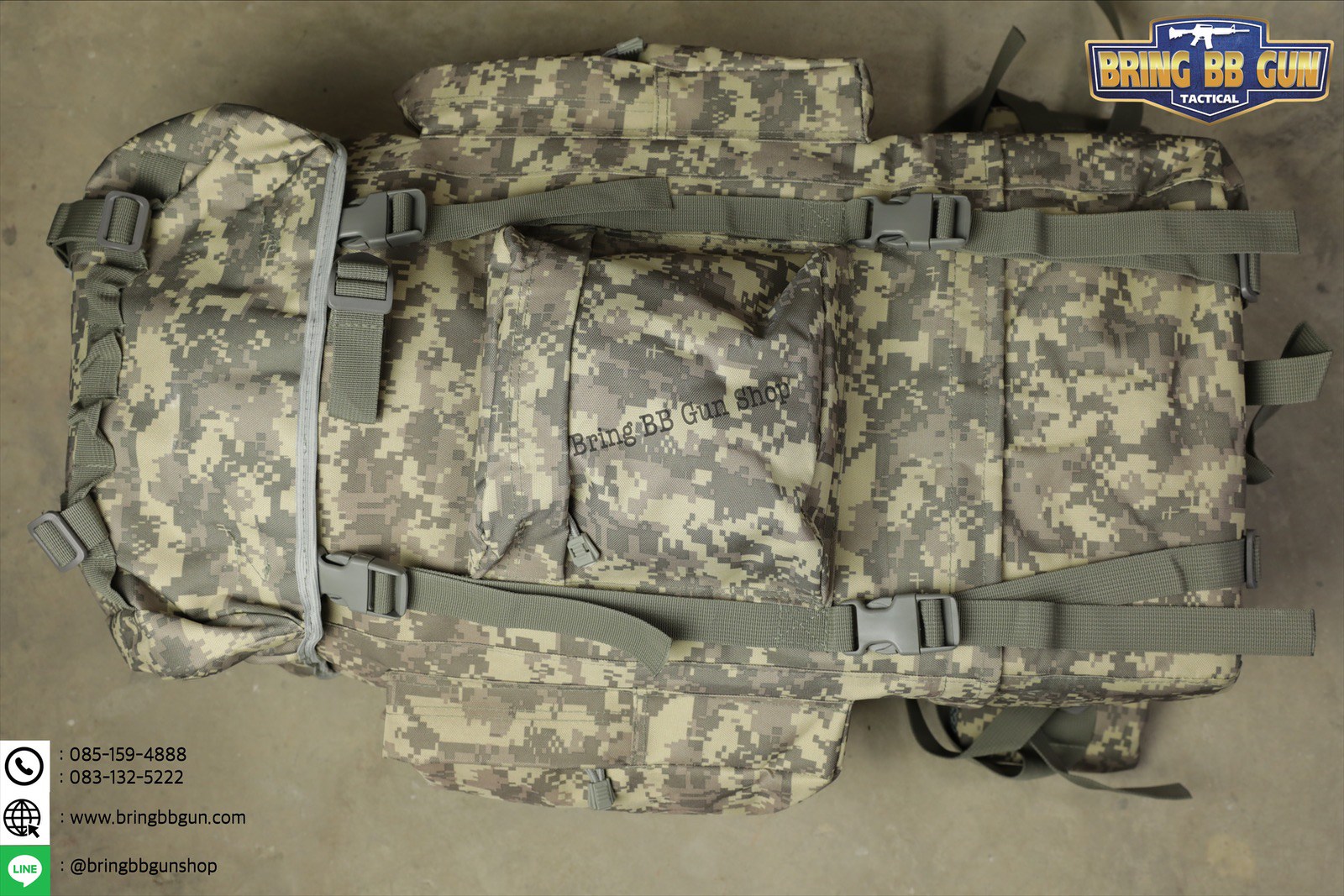 กระเป๋าเป้ รุ่นโครงเหล็ก