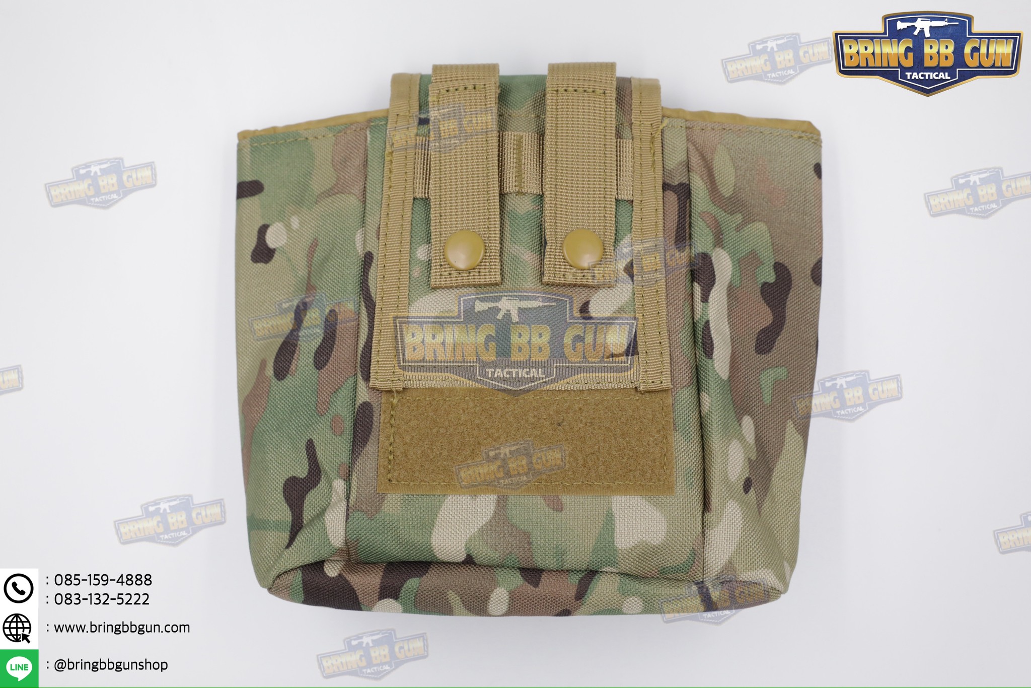 ถุงทิ้งแม็กกาซีนแบบพับได้ B01 (ถุงเก็บอุปกรณ์) (Tactical Storage Bag) (Folding Magazine Recycling Bags) (Drop Pouch) (Dump Pouch)