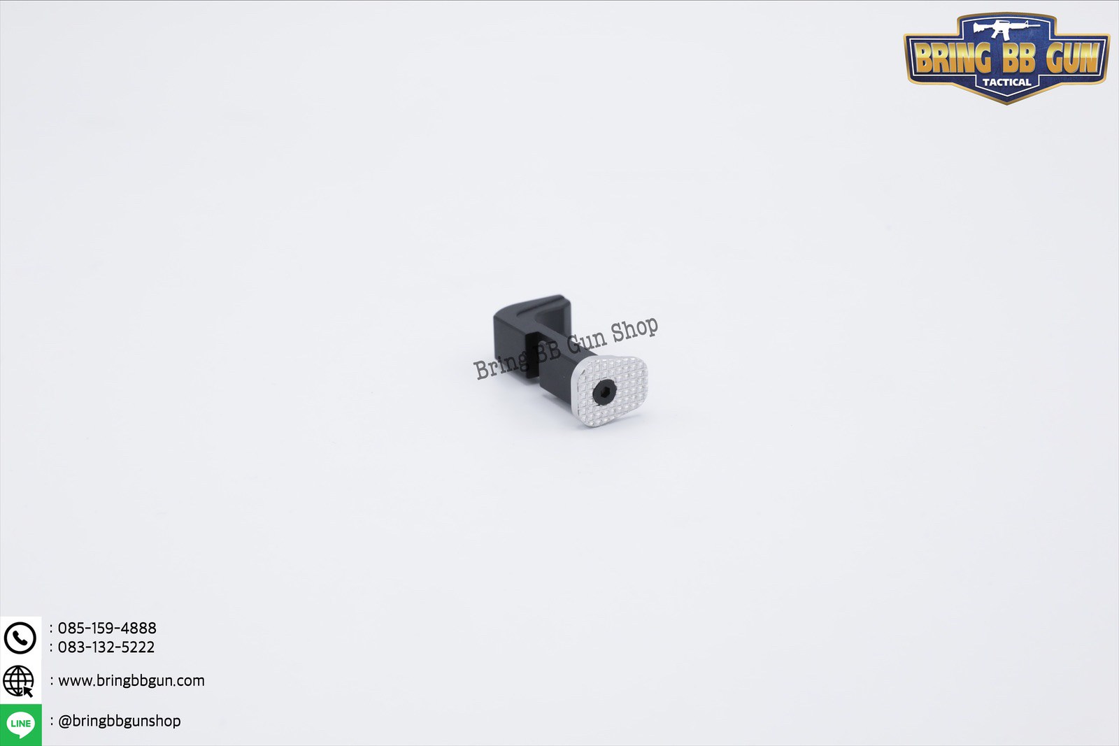 ปุ่มปลดแม็กกาซีน ปืนสั้นGlock งานอลูมิเนียม สำหรับปืนสั้น : Glock 17/18/19 (ยี่ห้อWE)