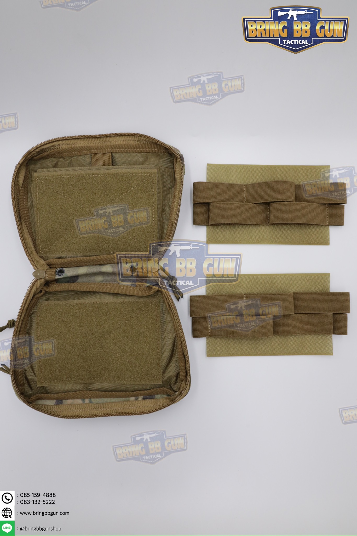 กระเป๋าจิงโจ้ติดเสื้อเวสแบบปลดไว ทรงสามเหลี่ยม (Tactical Drop Pouch) (Tactical Action Pouch)
