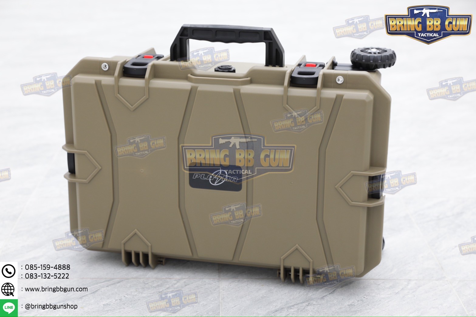 กล่องปืนสั้นแบบมีล้อลาก Plasma Case รุ่น P05 (SW1022C-R) (เคสกันกระแทรกแบบมีล้อลาก Plasma) (กล่องกันกระแทก)