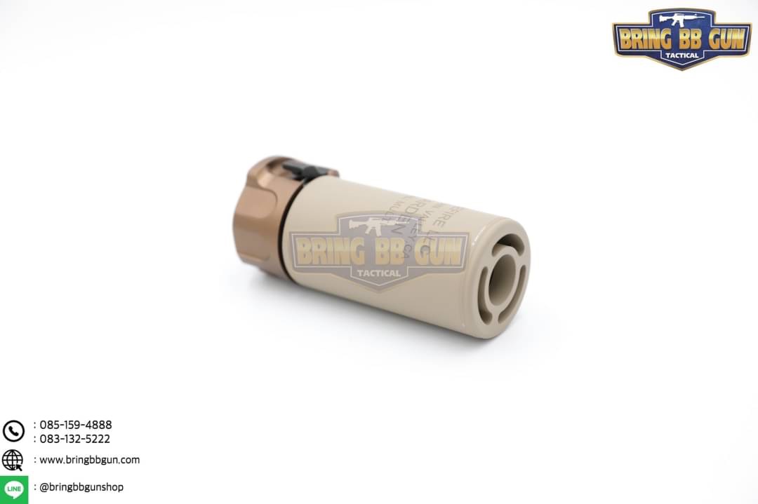 เก็บเสียง+ปลอกลดแสง ยี่ห้อ Surefire รุ่น Warden 3.5” (Warden Suppressor 3.5” & Warcomp)