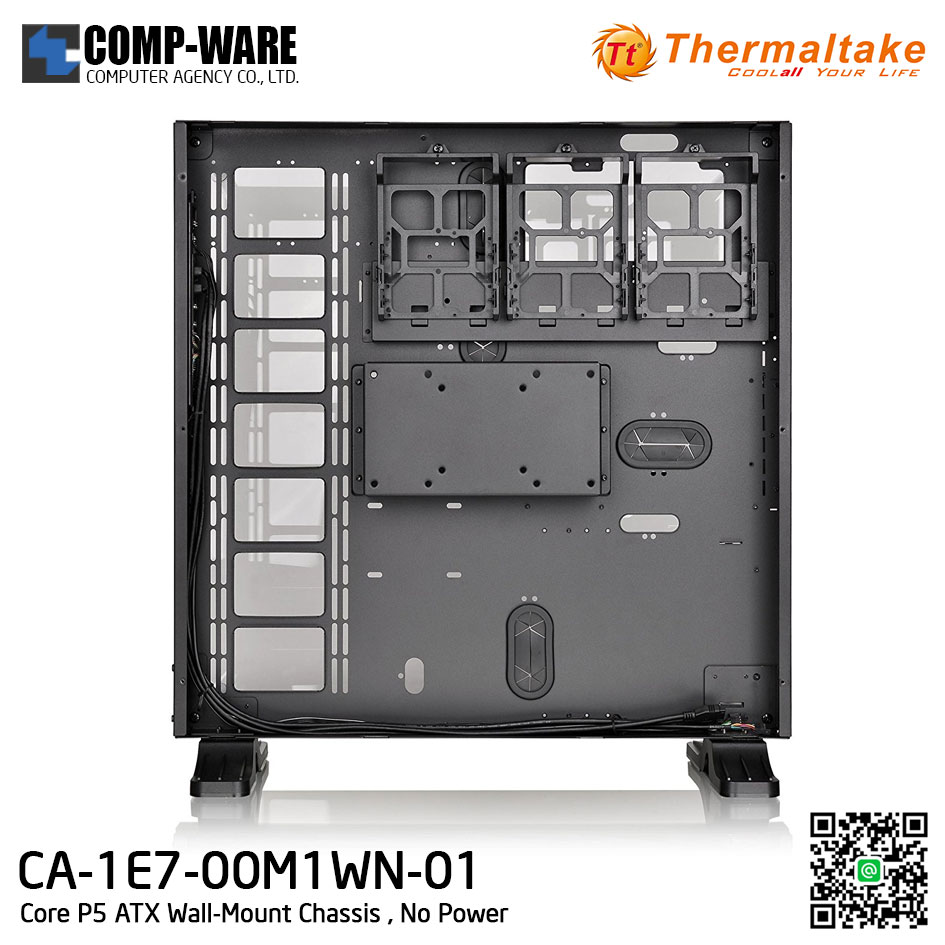 Thermaltake Core P5 ATX Wall-Mount Chassis , No Power - CA-1E7-00M1WN-00