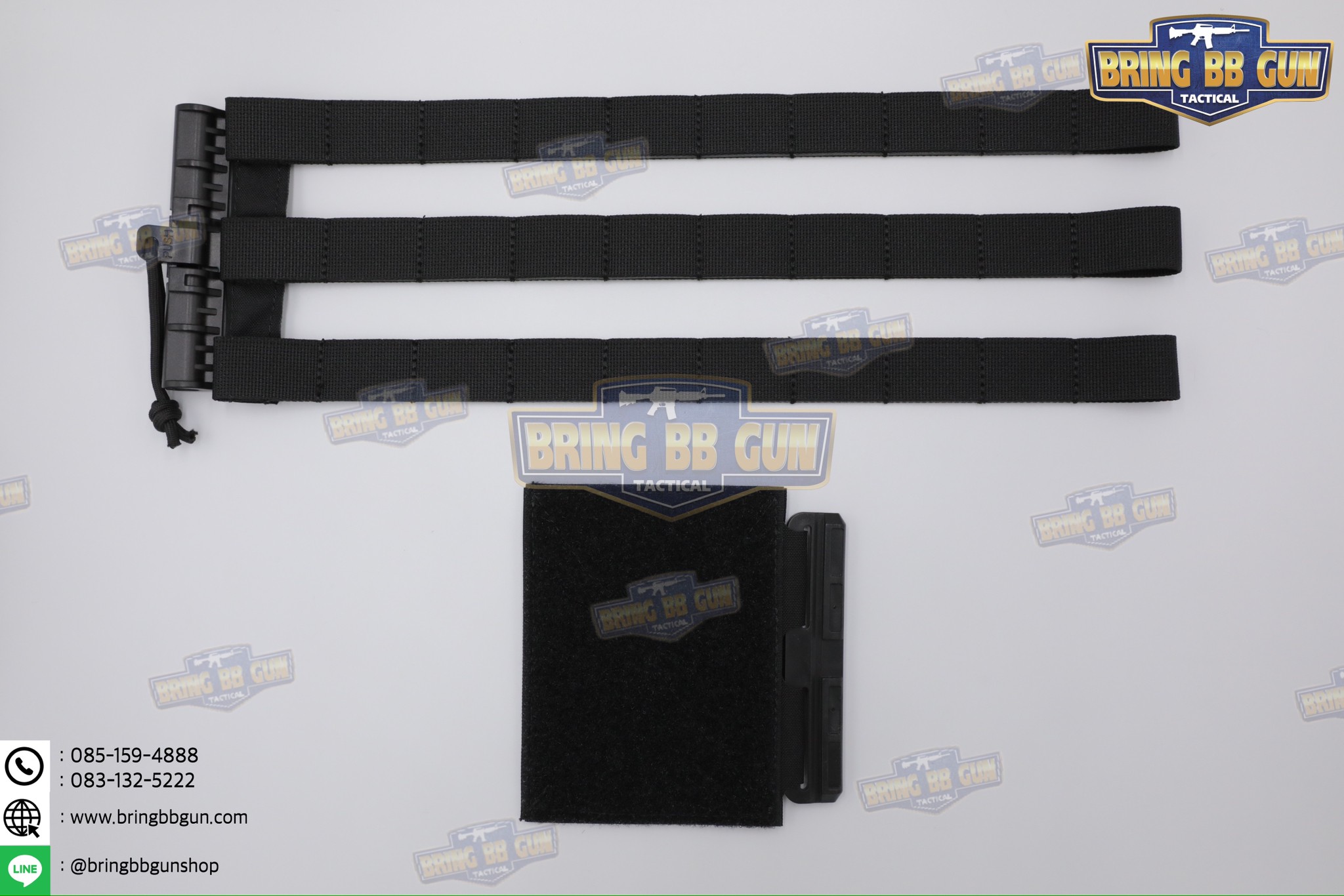 ชุดเซ็ตปลดเสื้อเกราะไว ชุดสายโอบ-ปลดไว (Vest single point quick release Mesh Cummerbund) (Quick Release Cummerbund Set)