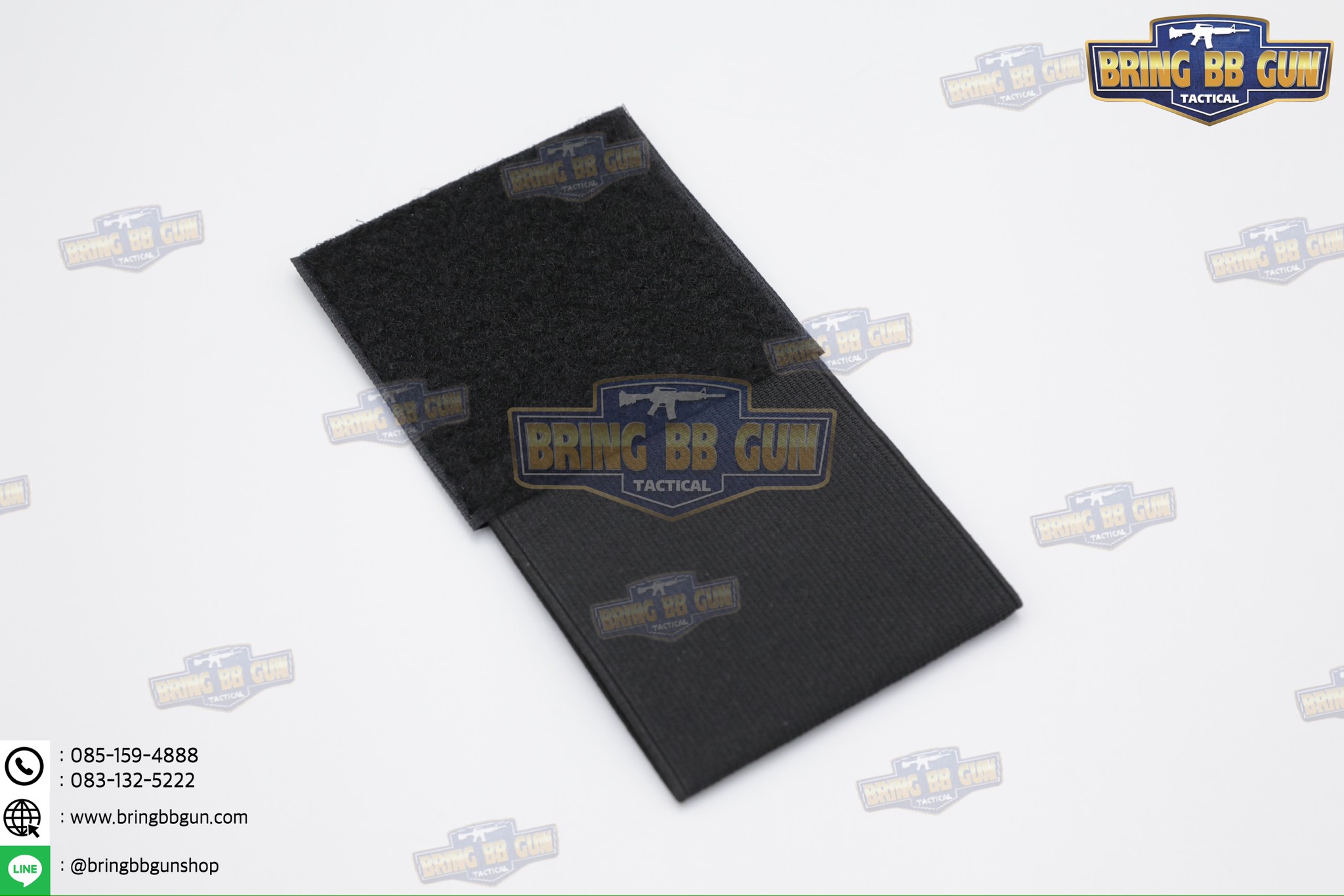 สายรัดเก็บทูนิเก้ แบบติดเข็มขัดยุทธวิธี/เสื้อเวส ยางยืด(สำหรับเก็บทูนิเก้) แบบติดเข็มขัดยุทธวิธี/เสื้อเวส สายรัดจัดเก็บอุปกรณ์ทูนิเก้ แบบตีนตุ๊กแก (Belt Mounted Elastic Tourniquet) (Elastic TQ Holder) (Tourniquet Holder)