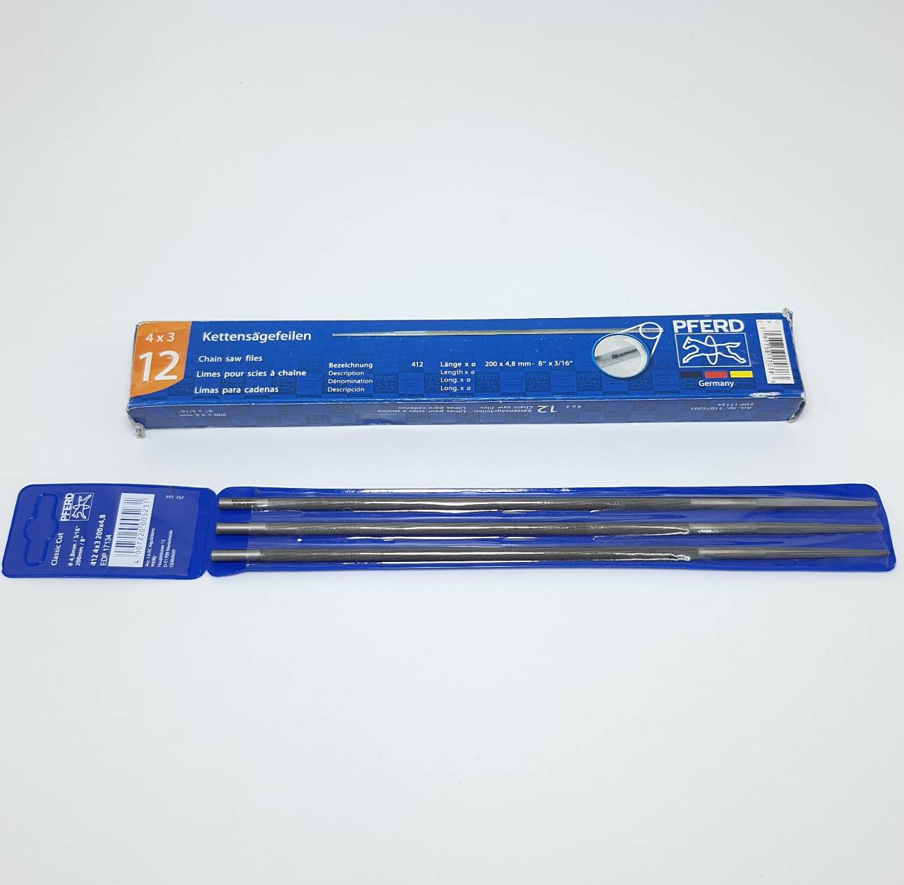 ตะไบ 5.5 มิล (ตราม้า) ใช้กับโซ่เลื่อยยนต์ (กล่อง 12 ชิ้น)