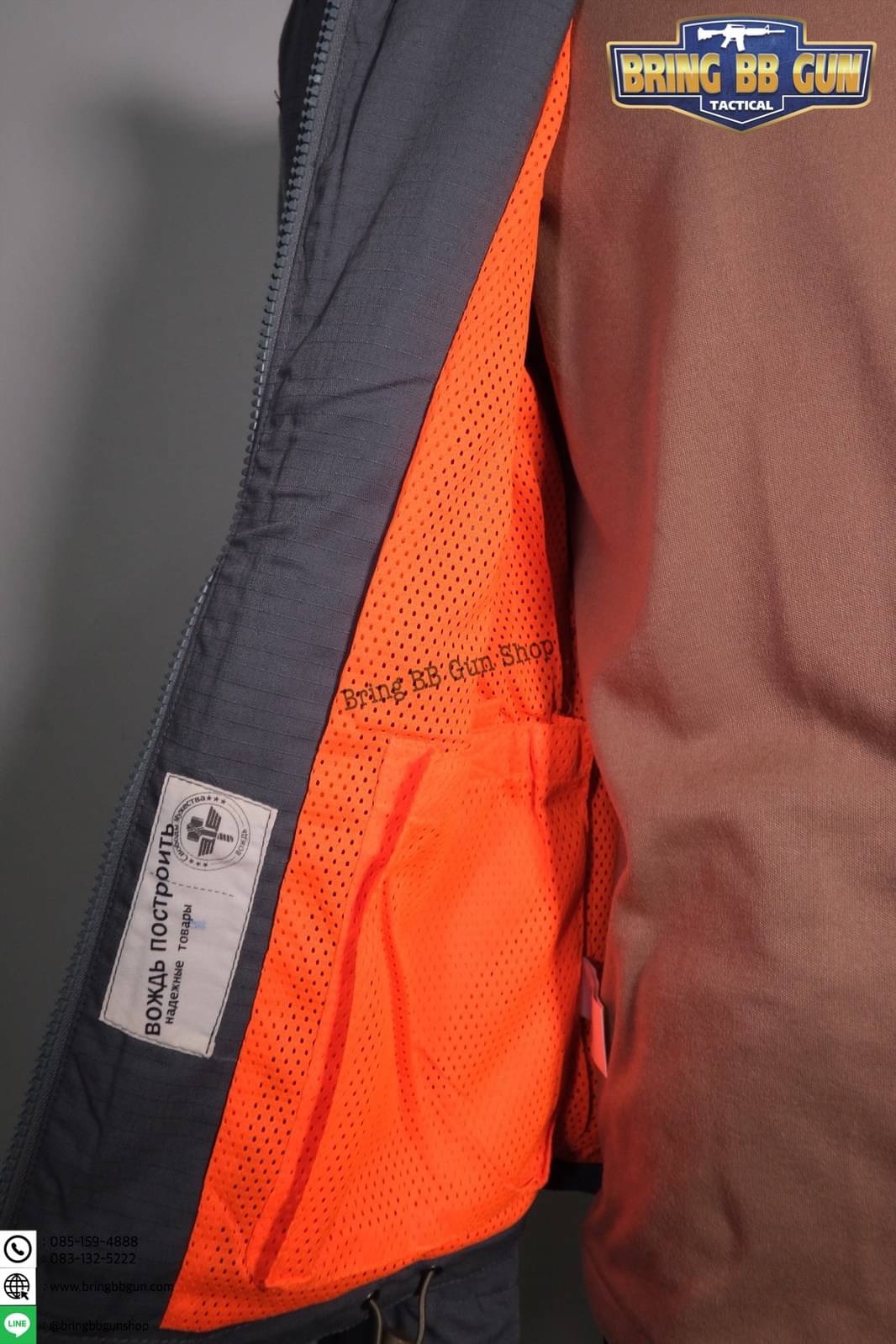 เสื้อกันหนาวมีฮู้ด ยี่ห้อ War Chief รุ่นผ้า2ชั้น (เสื้อ Jacket)