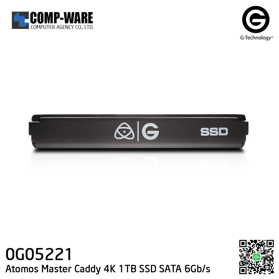 G-Technology Atomos Master Caddy 4K 1TB SSD SATA 6Gb/s Hard Drive - Black (0G05221)