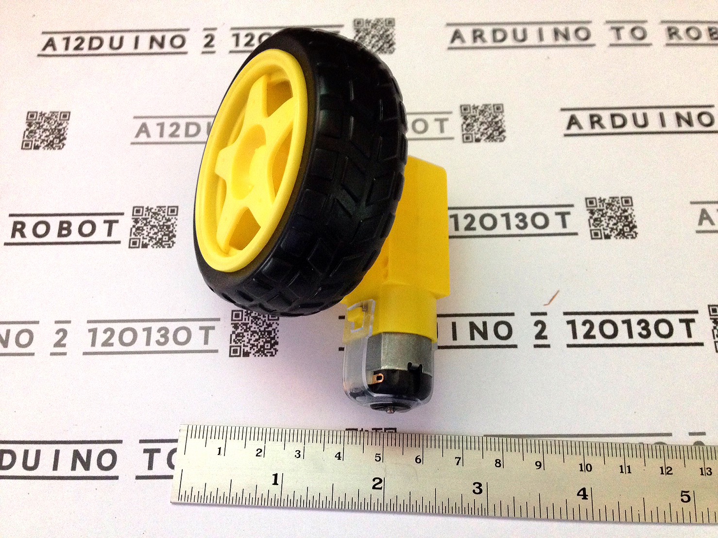 ล้อรถยางโค้งกับมอเตอร์แกนคู่, Smart Car Robot Plastic Tire Wheel with DC 3-6v geared 1:48 motor dual axis