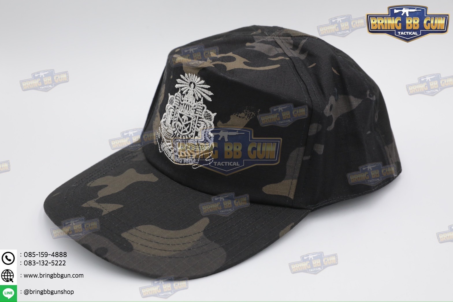 หมวกแก๊ปปักลายหน่วยงานต่าง เกรดพรีเมี่ยม (Version 2) Cap