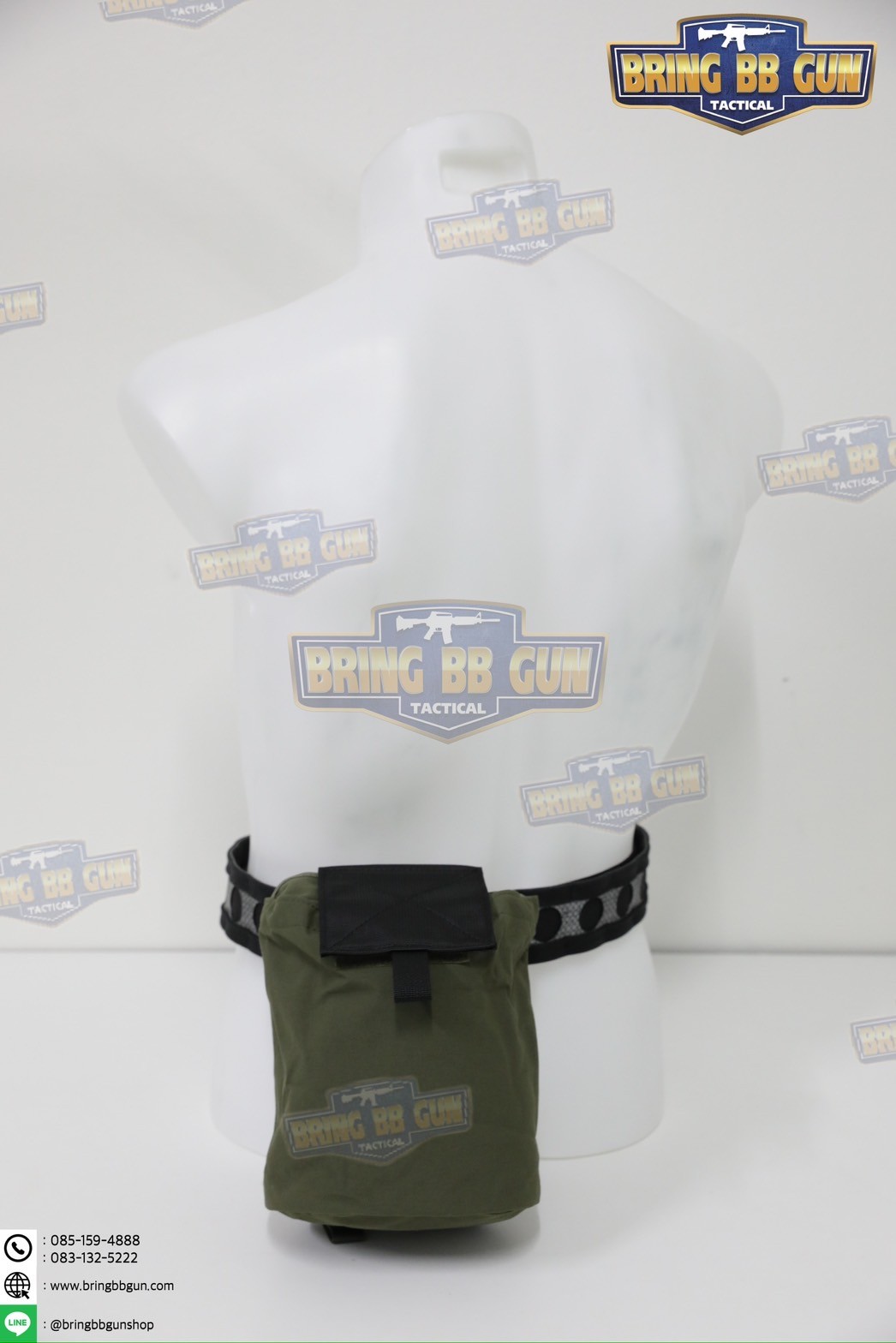 ถุงทิ้งแม็กกาซีน แบบพับได้ (ถุงเก็บอุปกรณ์) (Tactical Storage Bag) (Folding Magazine Recycling Bags) (Drop Pouch) (Dump Pouch)