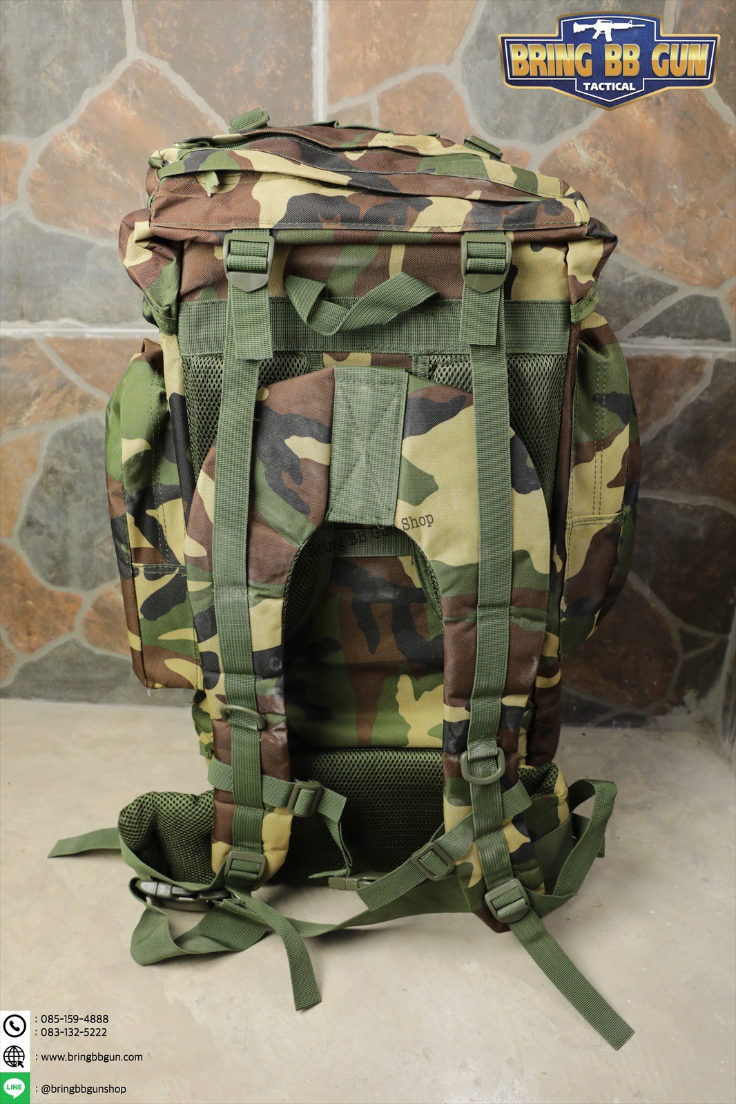 กระเป๋าเป้ รุ่นโครงเหล็ก