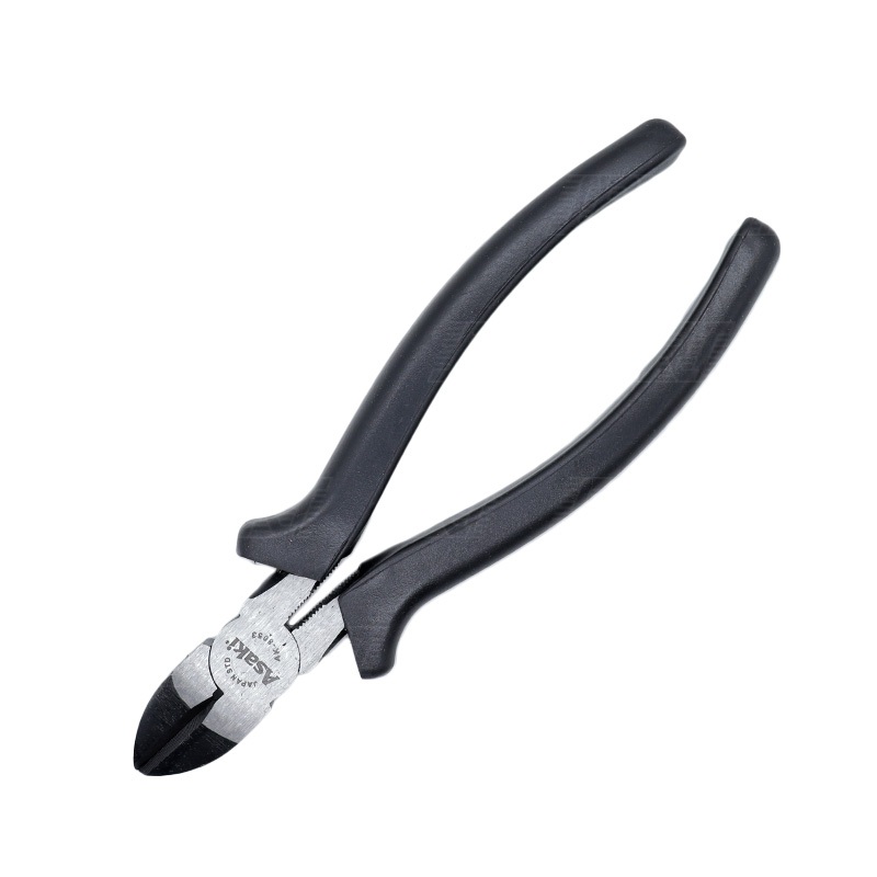 คีมตัดปากแหลมด้ามทแยงมุม แบบอเมริกัน 8 นิ้ว | AK-8053 | ASAKI