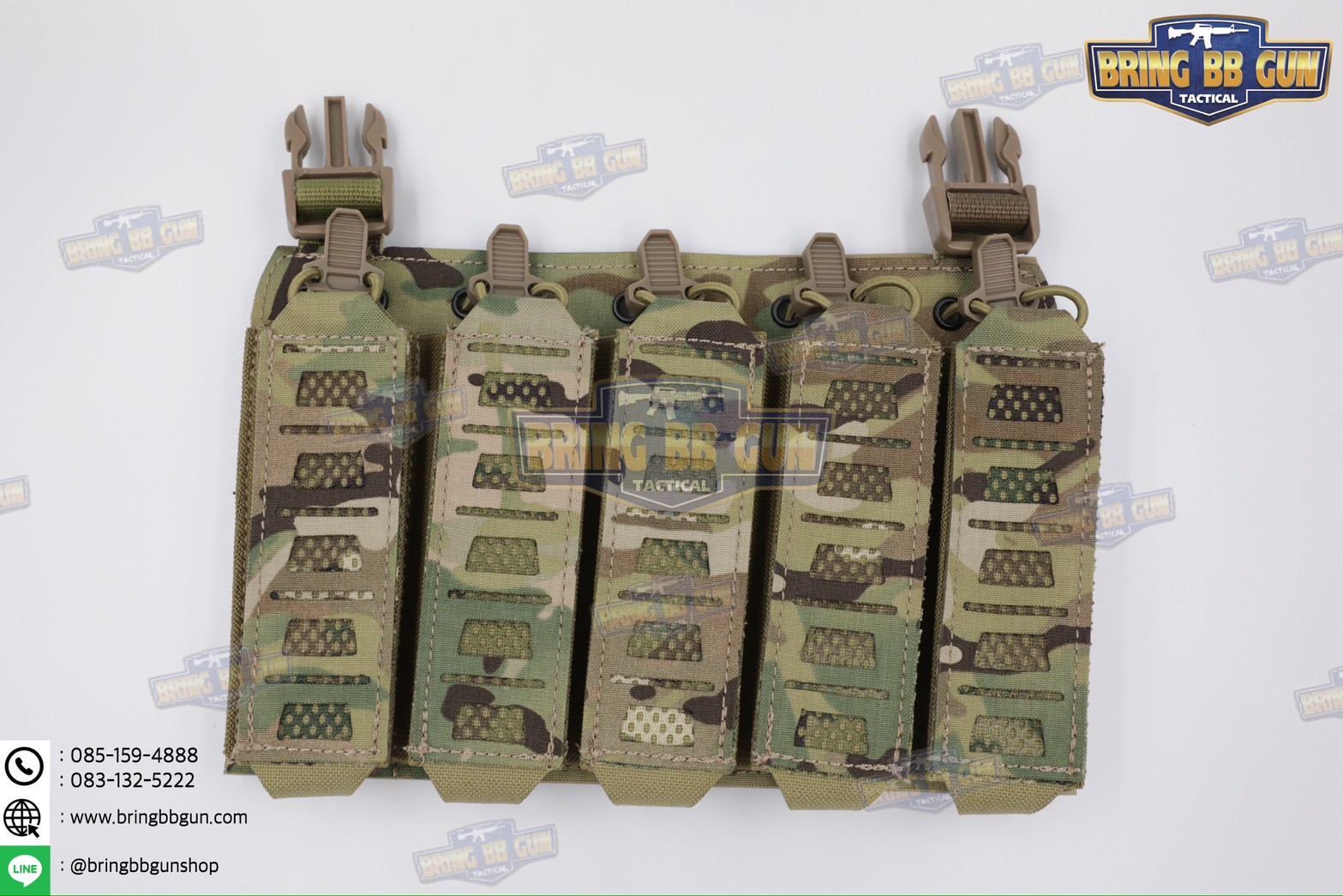 เพ้าแม็กกาซีน MP5/MPX ทรง Corso (SMG แบบ5ช่อง) (Front Panel Dagger for SMG) (Corso Tac.) (Velcro Panel)