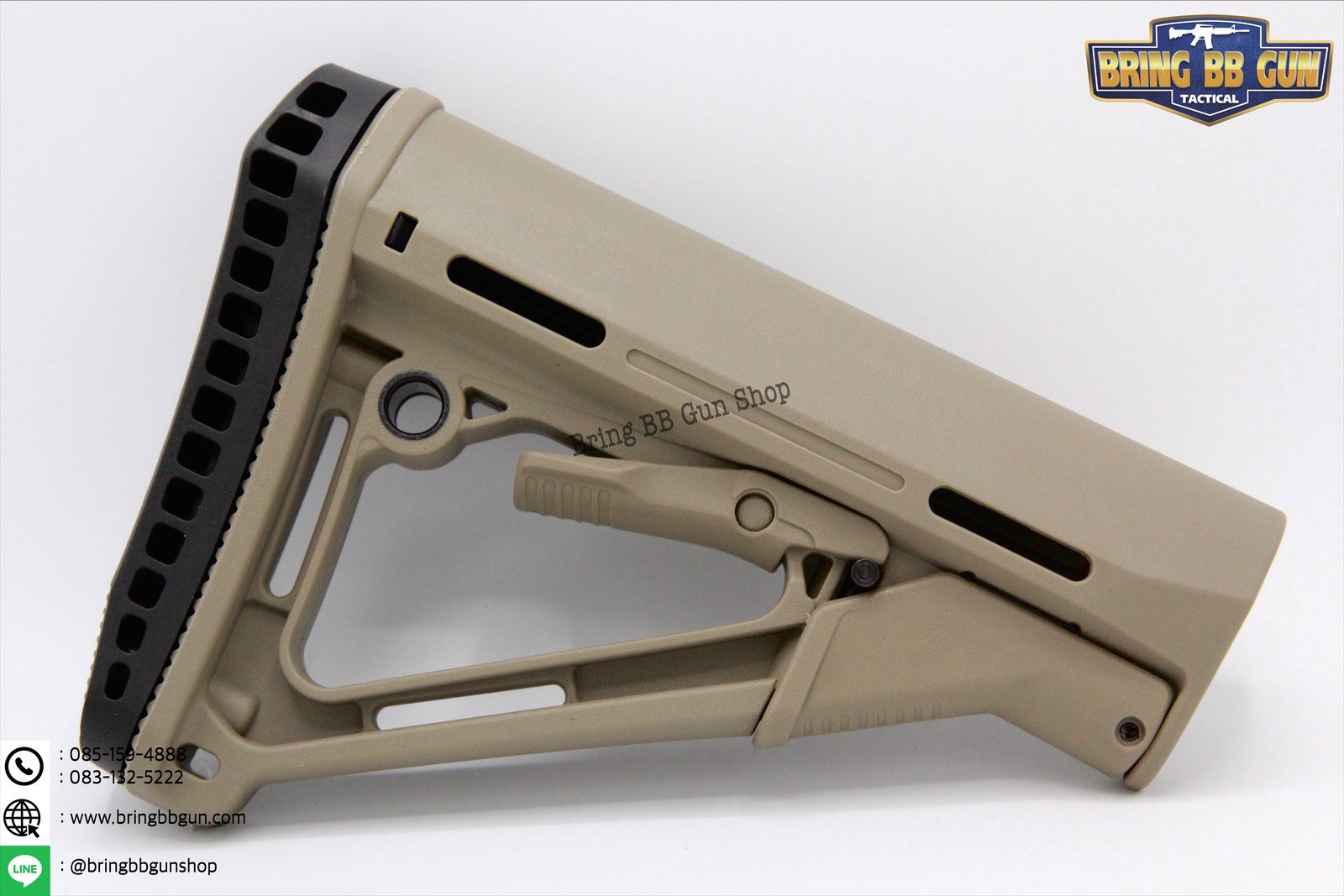 พานท้าย ทรง Magpul CTR รุ่นยางหนา