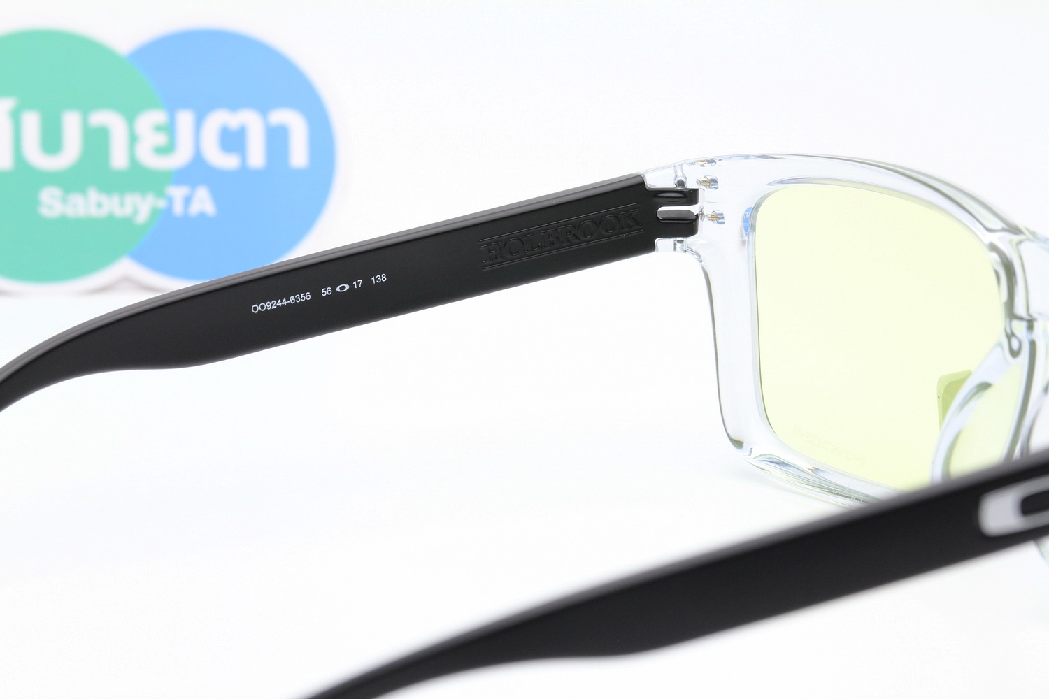 Oakley HOLBROOK Clear/Prizm Gaming SKU#OO9244-63 (ASIA FIT)