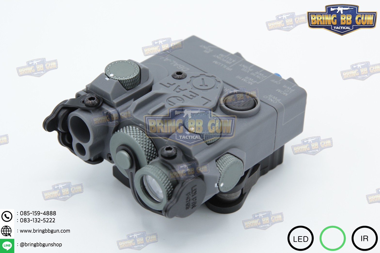 กล่องANPEQ-15A รุ่น DBAL-A2 บอดี้พลาสติก (Dual Beam Aiming Laser - Advanced2)