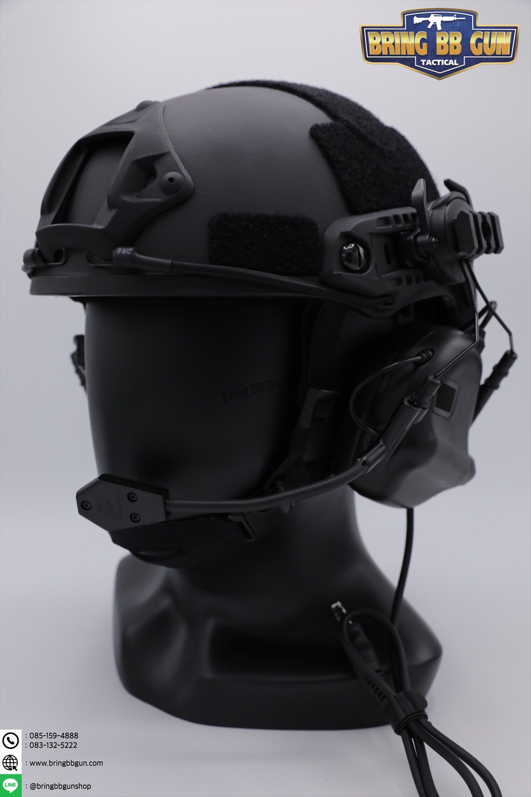 OX Horn Headset Bracket (อแดปเตอร์ขาจับหูฟังใส่รางข้างหมวกฟาส)