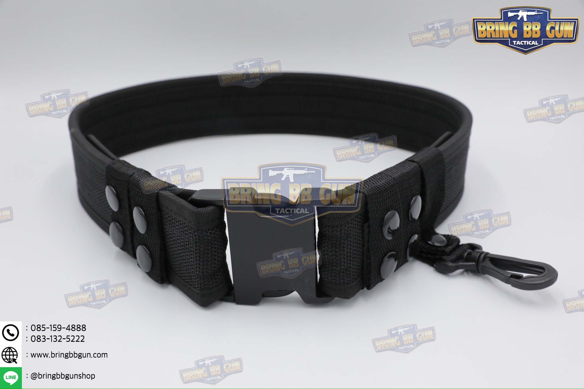 เข็มขัดตำรวจสายถัก หัวก้ามปู (เข็มขัด 191 (1.5 นิ้ว) + หัวก้ามปู) (เข็มขัด 191 (2 นิ้ว) + หัวก้ามปู) (เข็มขัดผ้าตำรวจ) (เข็มขัดสนามใส่อุปกรณ์) (เข็มขัดยุทธวิธี) (Tactical Belt) (กระดุมสายรัดเข็มขัดสนาม) (เป๊กเข็มขัด) (ปลอกเข็มขัดสนามแบบกระดุม) (ตราโลห์ตำร