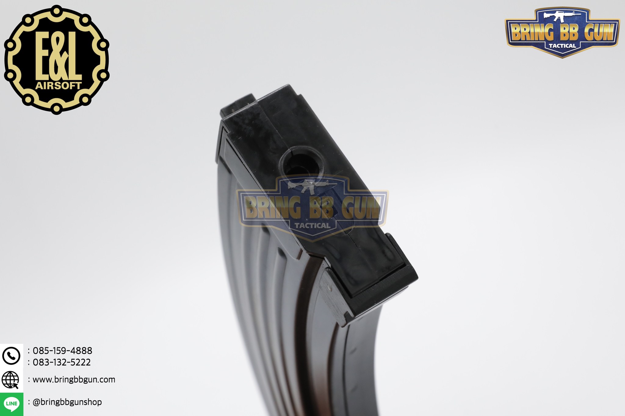 แม็กกาซีน AK47 / AKM ยี่ห้อ E&L แบบstand(ไม่ต้องปั่น) ทรง เหล็ก (ทรงเดิม) (AK Mid-cap magazine)