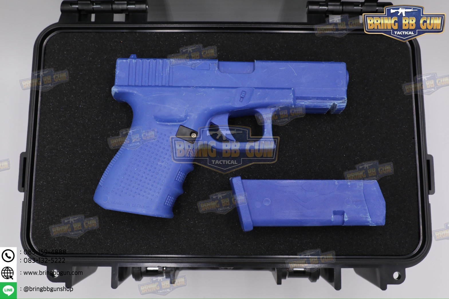 เคสกันกระแทรก B302 (กล่องปืนสั้น B302) (กล่องกันกระแทก) (เคสกันกระแทก) (เคสปืนสั้น) (Lockable Pistol Case) (Light Weight Case)