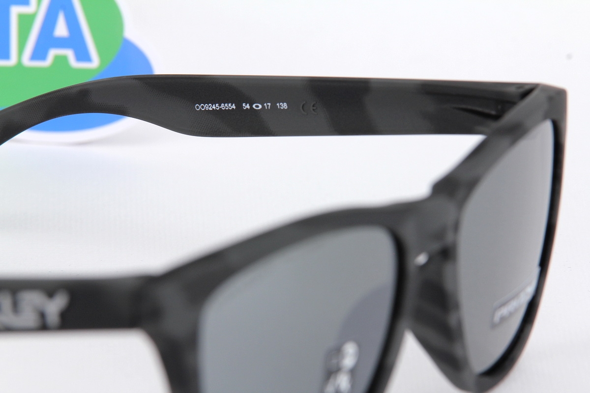Oakley Frogskins Black Camo/Prizm Black SKU#OO9245-65 (Asian Fit)