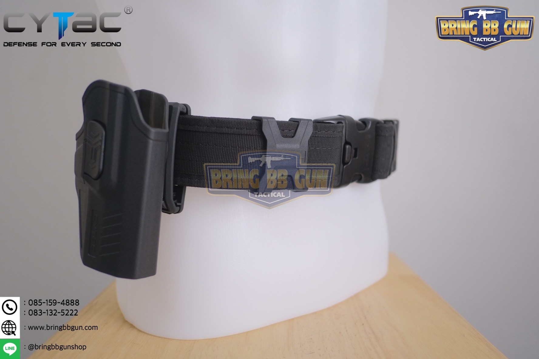 เพลตร้อยเข็มขัด แบบ Teklok ยี่ห้อ Cytac รุ่น Original (Belt Clip) (Teklok)