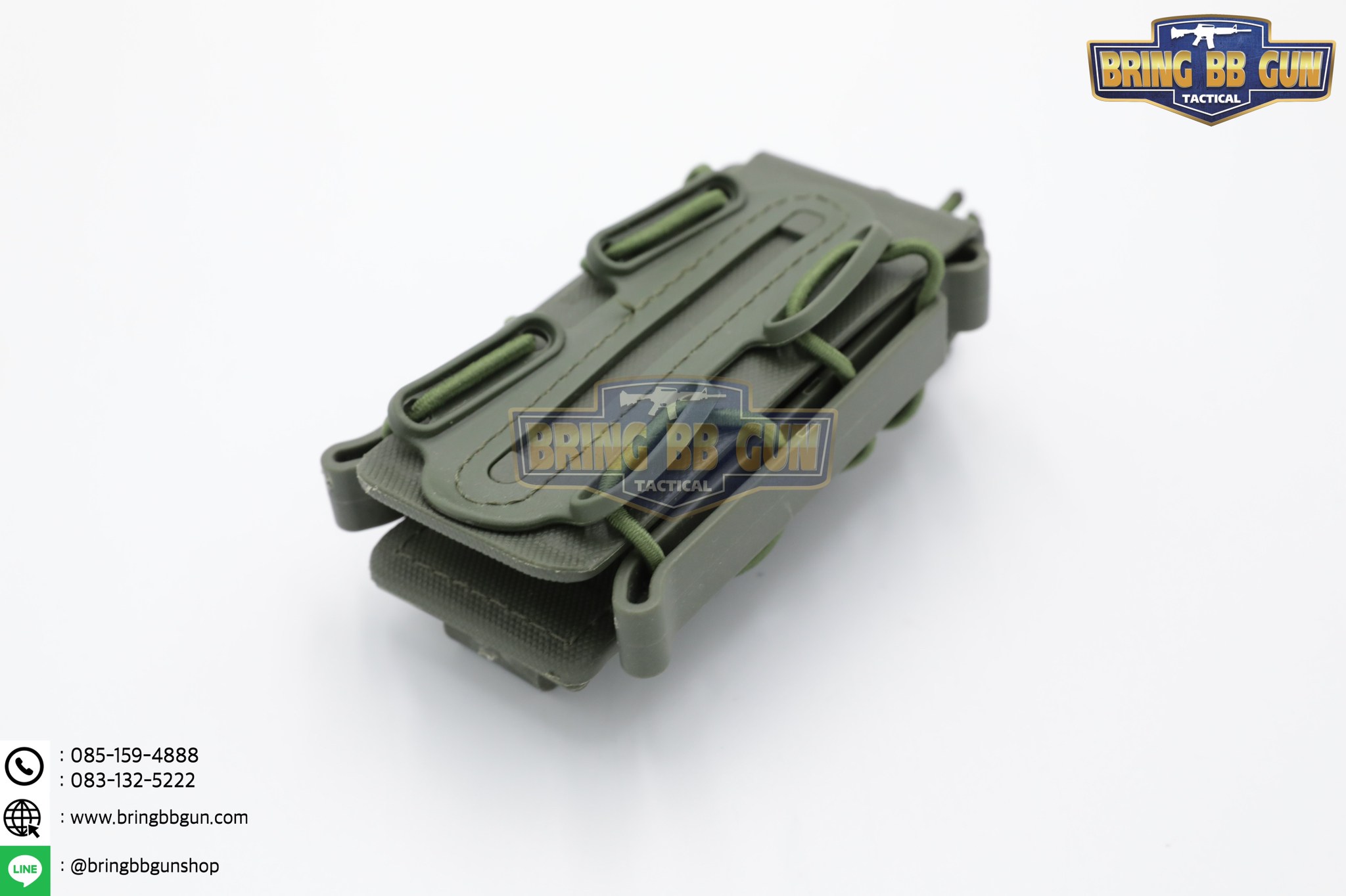 เพ้าเเม็กกาซีน Scorpion Soft Shell 9mm.&.45cal (ซองแม็กกาซีนปืนสั้น Scorpion Soft Shell) Scorpion Shape Soft Shell Magazine Pouch (9mm.&.45cal)