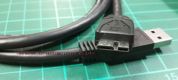 สาย Hi speed USB 3.0 - Foxconn เส้นหนา เต็มความเร็ว ยาว 115ซม.