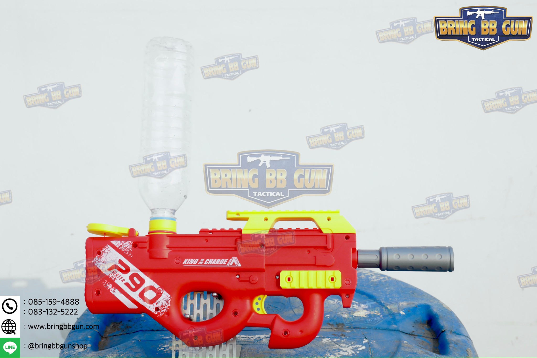 ปืนฉีดน้ำไฟฟ้า รุ่น P90 (ปืนฉีดน้ำของเล่น) (ปืนฉีดน้ำอัตโนมัติ) (ยิงได้ต่อเนื่อง)