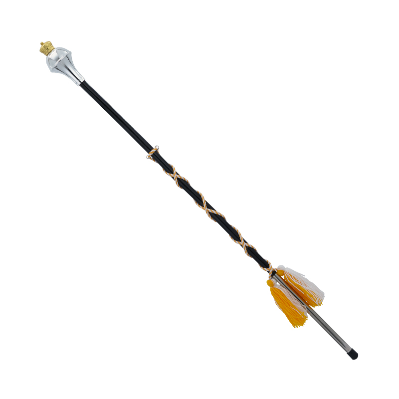 Custom ไม้คฑา รุ่น Eco-Lite ไม้ดรัมเมเยอร์ พู่ไหม ยอดมงกุฏ 105 cm by Churairat Music
