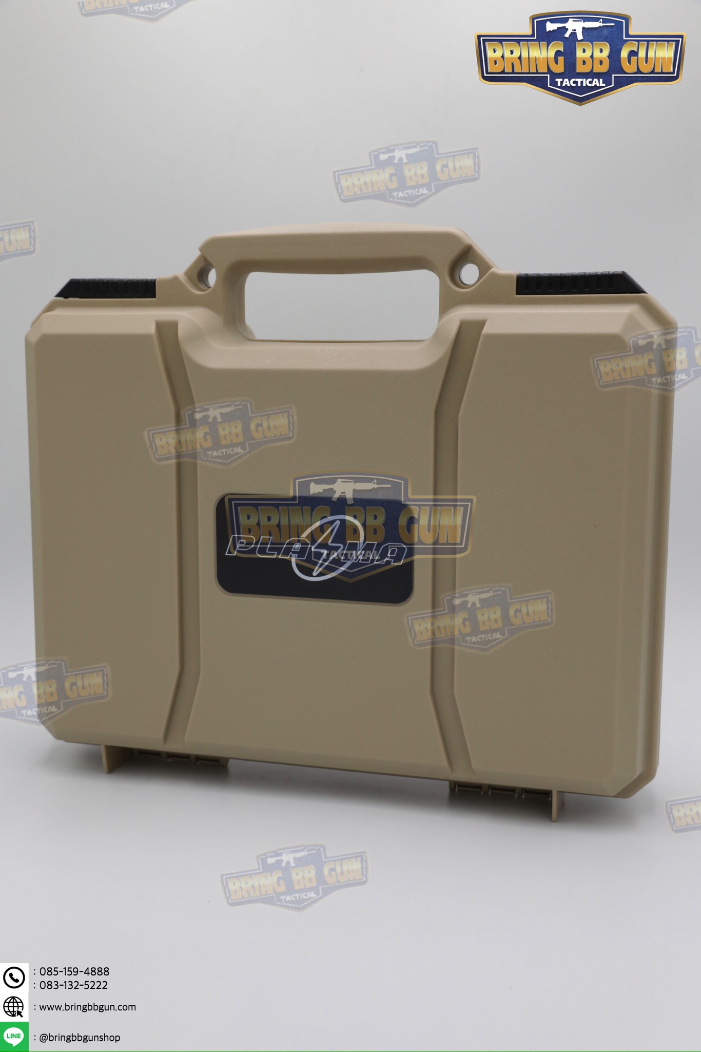 กล่องปืนสั้น Plasma Case รุ่น Light Weight (กล่องปืนสั้น B12) (กล่องกันกระแทก) (เคสกันกระแทก) (เคสปืนสั้น) (Lockable Pistol Case) (Light Weight Case)