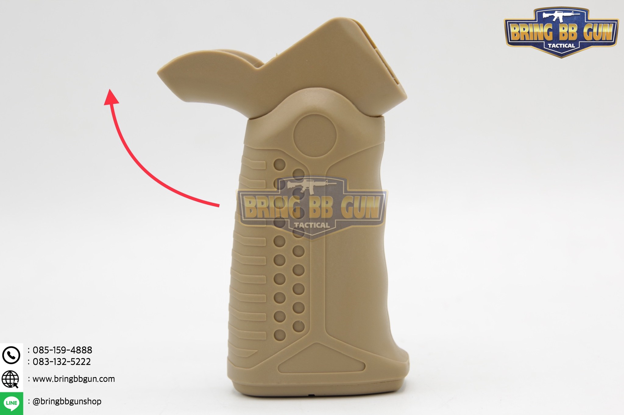 กริ๊ปมือหลังปรับองศาได้ Angle Adjustment Grip (กริ๊ปมือ GBB ปรับองศา Battle Arms)