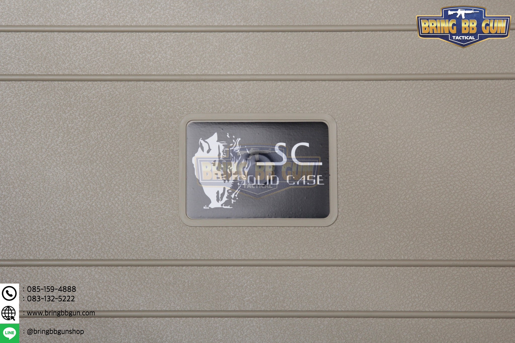 กล่องปืนยี่ห้อ Solid Case (Hard case) ขนาดภายนอก : 85*32*14 cm. ขนาดภายใน : 82*28.5*14 cm.