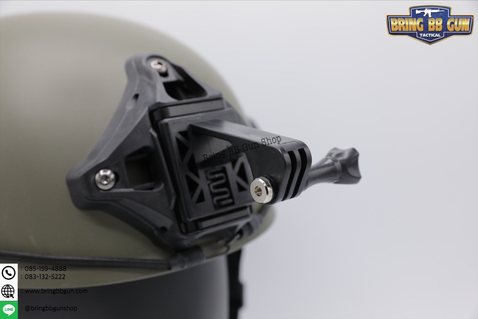 ขาจับกล้อง Action Camera ติดหมวก Fast/Mich (ขาจับกล้อง Go Pro ติดหมวก Fast/Mich)