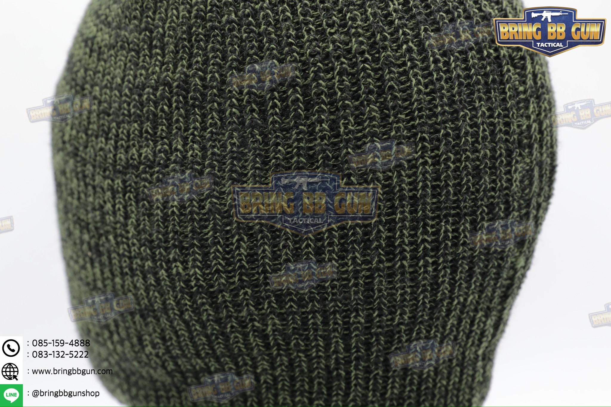 โม่งไหมพรม 3รู แบบผ้าหนา