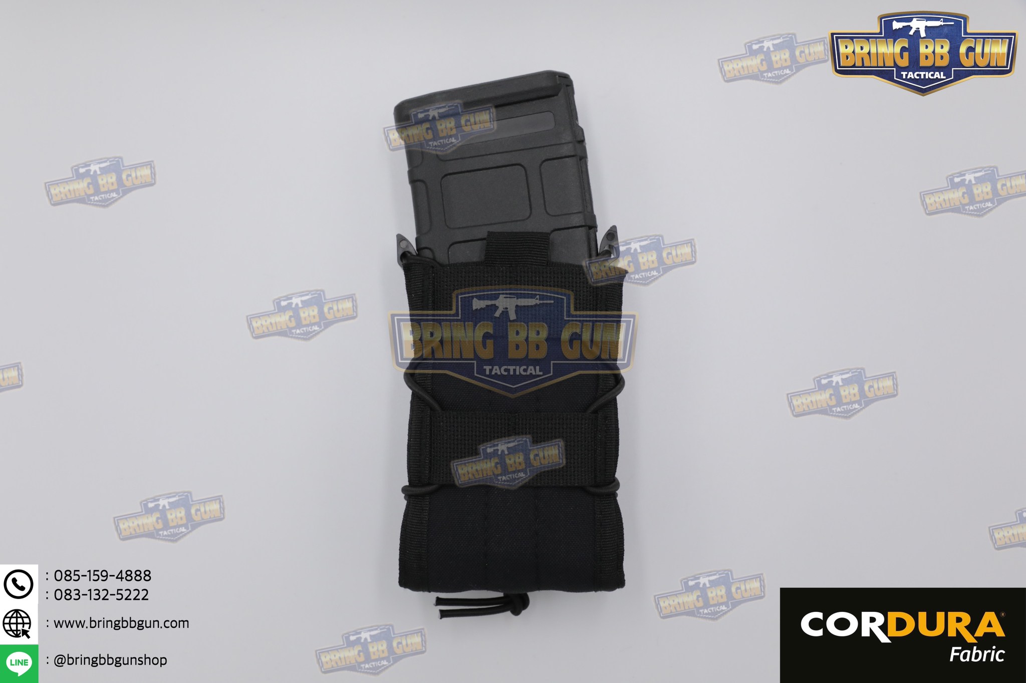 เพ้าแม็กกาซีน ทรง Tiger รุ่น 5.56 (ซองแม็กกาซีนเดี่ยวทรง TACO) (Tiger Type 5.56) (Tiger Type 5.56 Magazine Pouch) (Magazine Pouch)