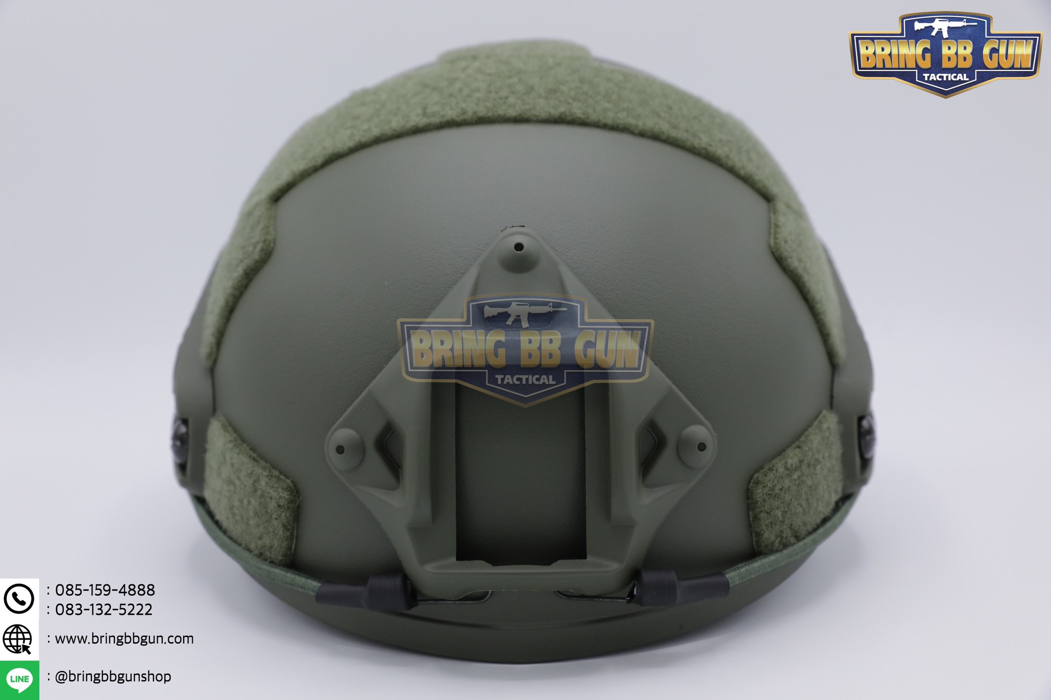 หมวก Fast ปรับท้ายทอยได้(หมวกฟาส) (Fast Helmet MH type) รุ่น Upgrade Version No holes ปรับรัดท้ายทอย