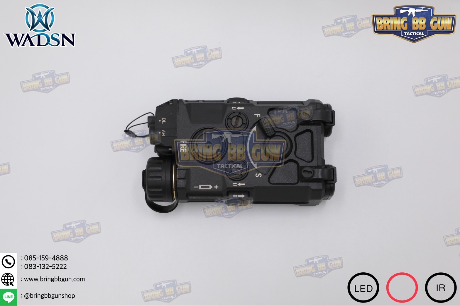 กล่อง Eo-tech OGL ยี่ห้อ WADSN รุ่น พลาสติก (เลเซอร์ชี้เป้าสีแดง) (OGL) (EOTECH OGL) (ON-GUN-LASER)