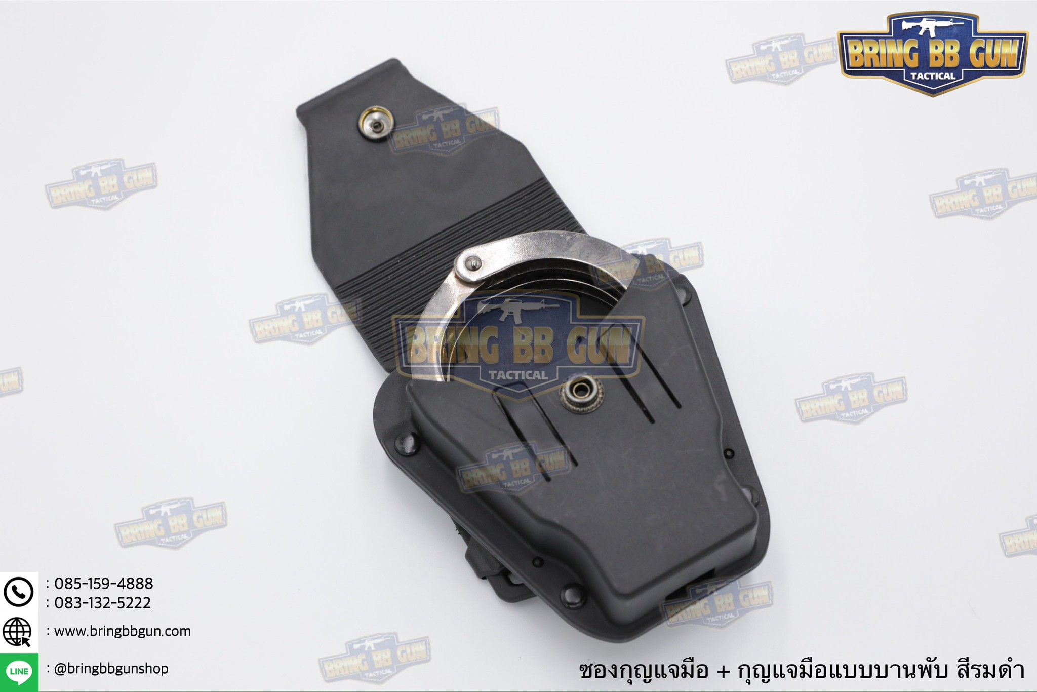 ซองกุญแจมือแบบมีฝาปิด Polymer (Handcuff Pouch) (Handcuff case)