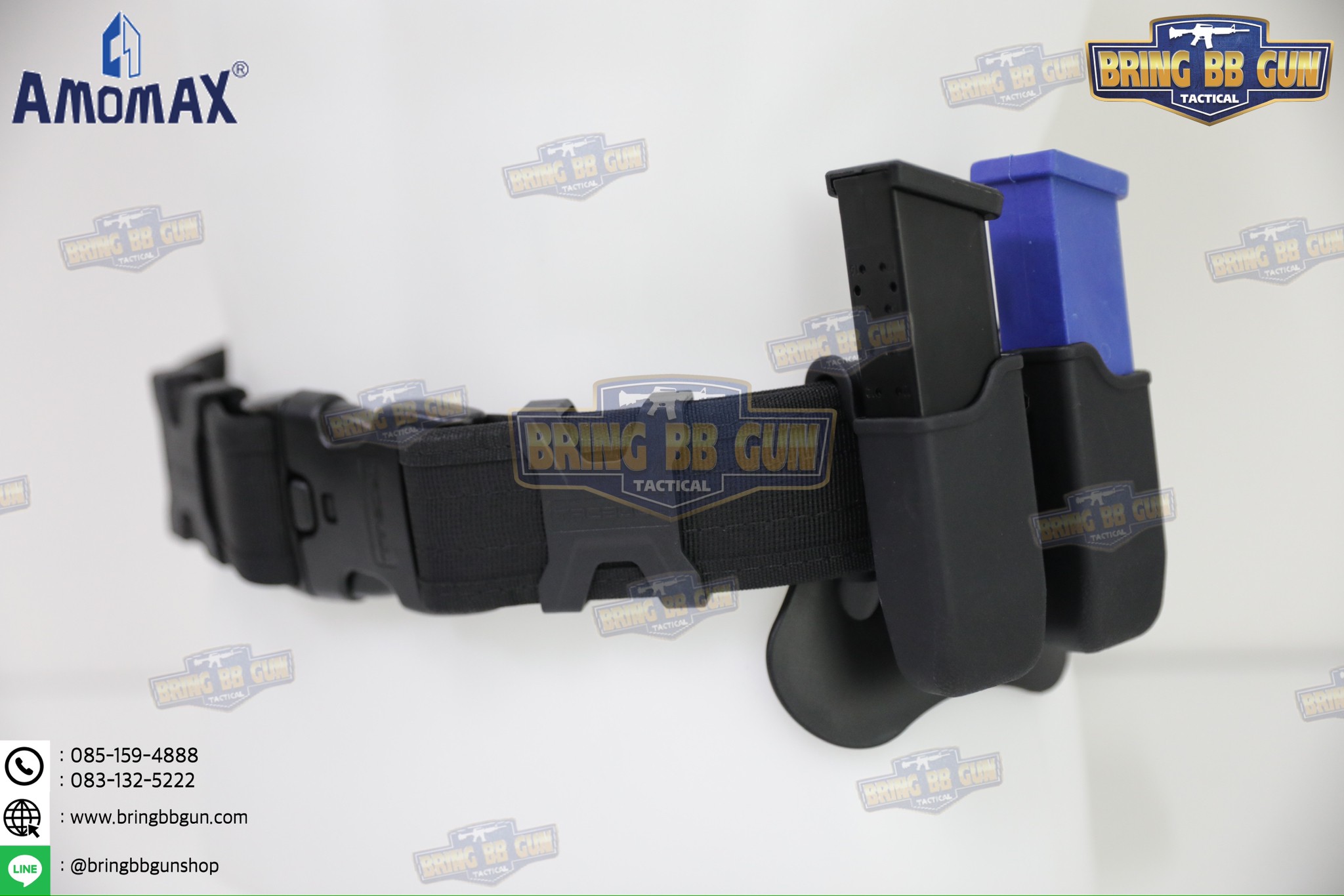 ซองแม็กกาซีนคู่ Glock17/18/19/34 ยี่ห้อ Amomax (Double Magazine Pouch)