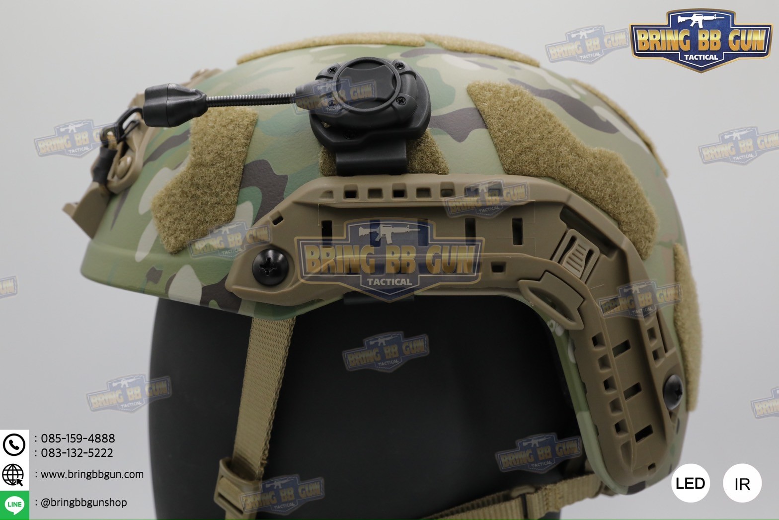 ไฟฉายติดหมวก Switch MPLS (Military Helmet Light System) (ไฟฉายติดหมวกทรง Princeton Tec)