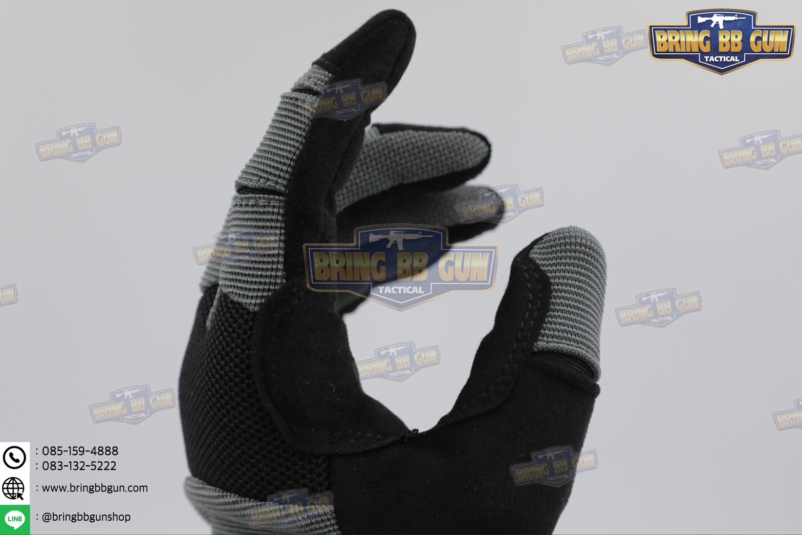 ถุงมือเต็มนิ้ว ทรง Alpha (Tactical Glove) (ถุงมือหมูป่า) (Full Dexterity Tactical Glove)