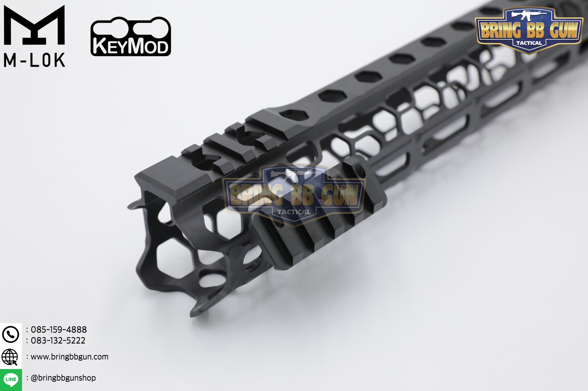 รางเฉียง Thorntail 2 ระบบ M-Lok/Keymod (รางเฉียง 45 องศา) (Thorntail 2 1913 M-Lok/Keymod offset Light Mount) (Offset Light/Optic Mount)