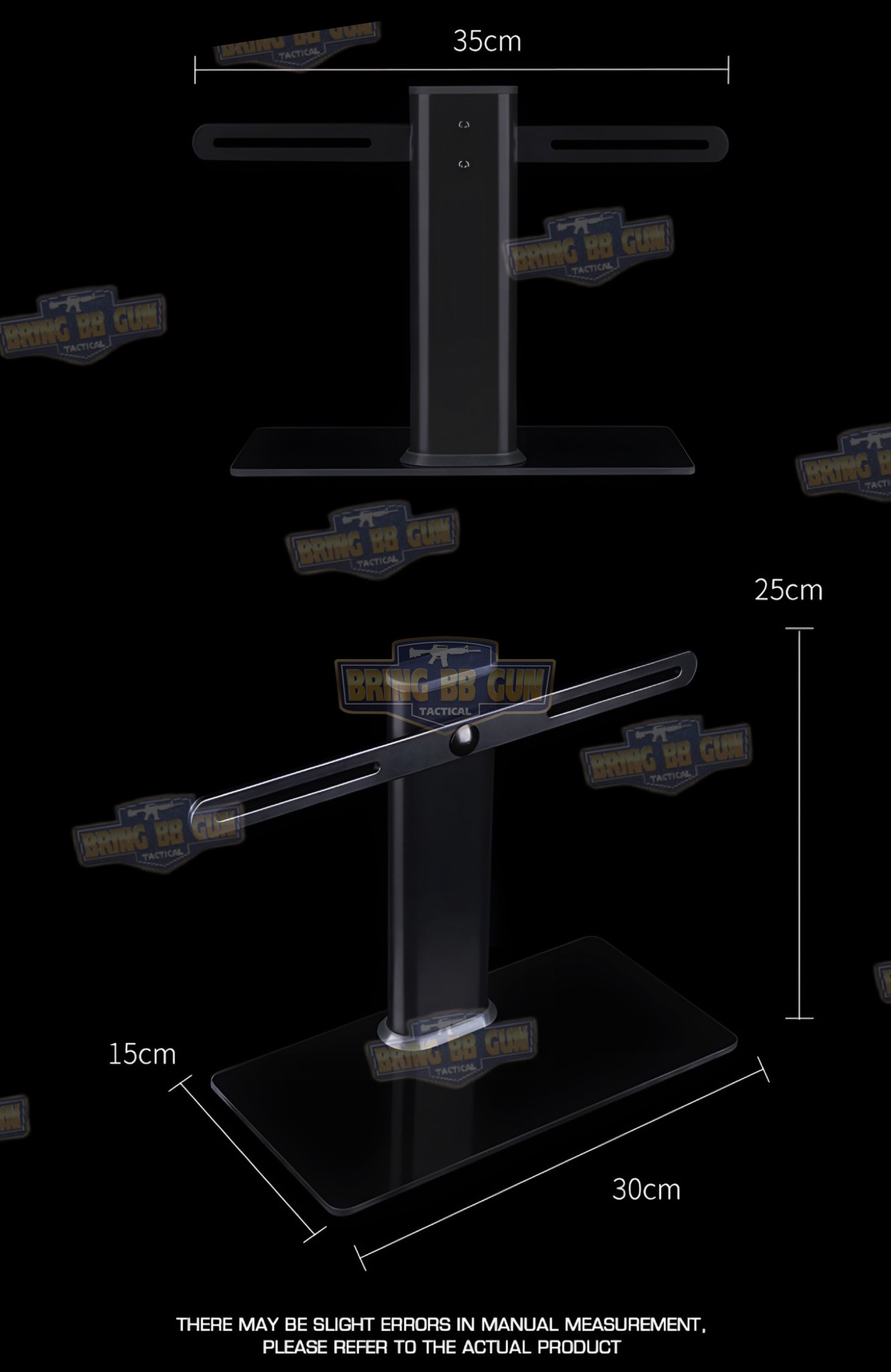 ขาตั้งปืนแบบแขวน (ฐานกระจก) ขาตั้งปืน Universal (Universal Display Stand)