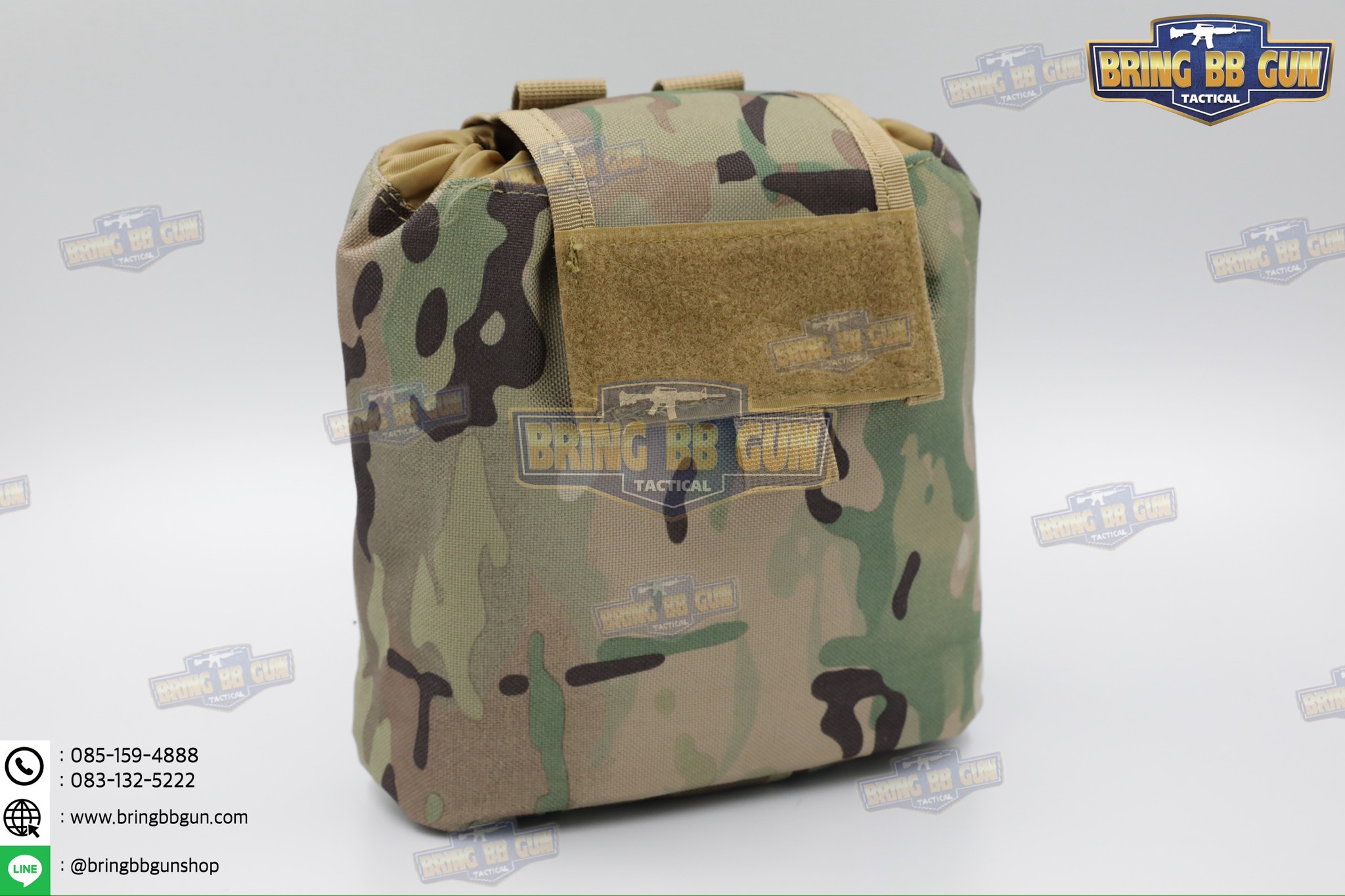 ถุงทิ้งแม็กกาซีนแบบพับได้ B01 (ถุงเก็บอุปกรณ์) (Tactical Storage Bag) (Folding Magazine Recycling Bags) (Drop Pouch) (Dump Pouch)