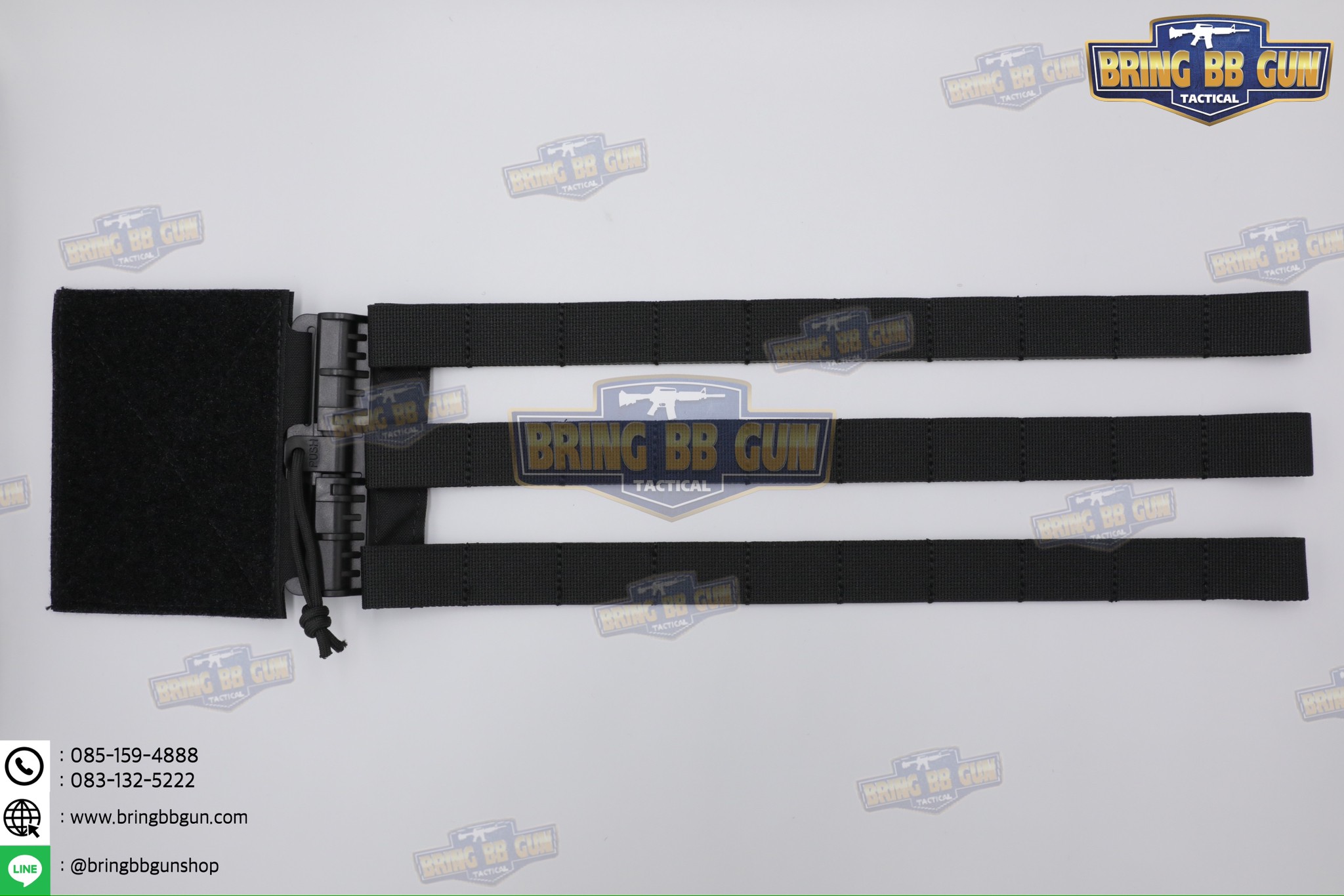 ชุดเซ็ตปลดเสื้อเกราะไว ชุดสายโอบ-ปลดไว (Vest single point quick release Mesh Cummerbund) (Quick Release Cummerbund Set)