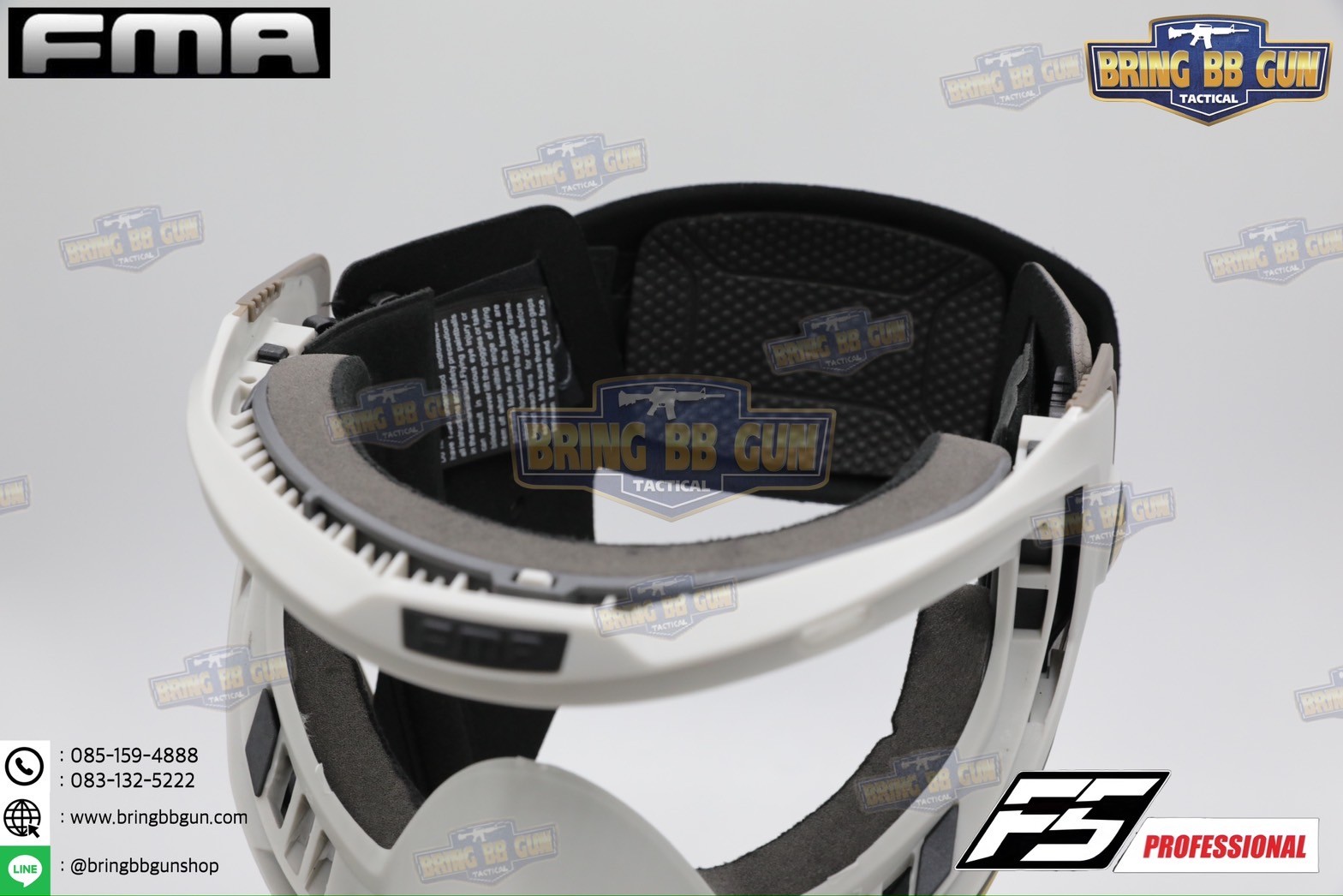 หน้ากาก F5 ยี่ห้อ FMA (FMA F5 STORM GOGGLE MASK) (F5 Professional) (Storm Goggle Mask)