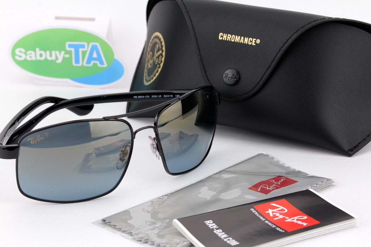 RayBan CHROMANCE RB3604CH 002/JO Polarized Lens